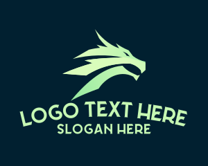 Gaming Dragon Creature Logo