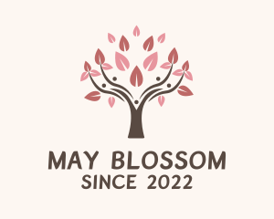Tree Blossom Wellness logo design