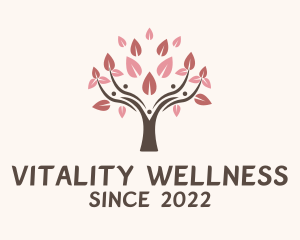 Tree Blossom Wellness logo design