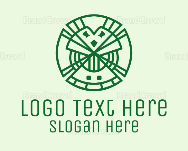 Geometric Lucky Clover Logo