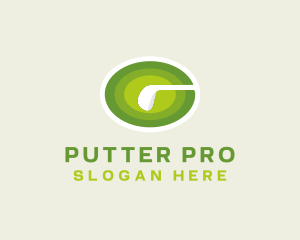 Putter - Golf Putter Sports Tournament logo design