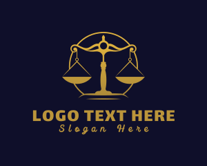 Law - Justice Law Firm logo design