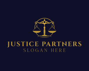 Prosecution - Justice Law Firm logo design