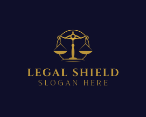 Defendant - Justice Law Firm logo design