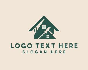 Spirit Level - Home Builder Construction Tools logo design