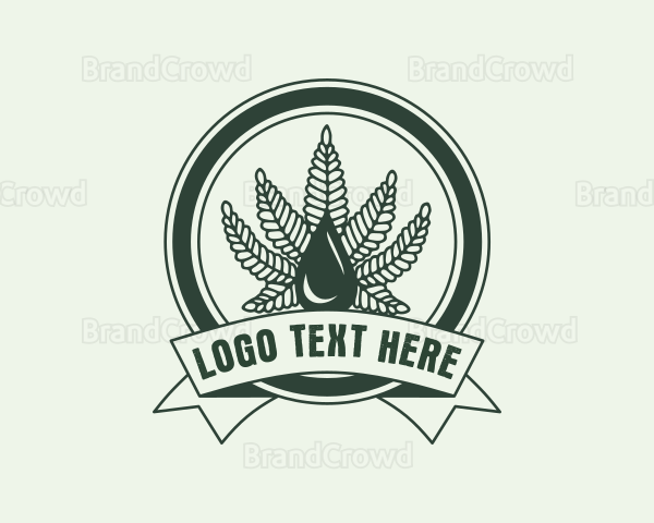 Marijuana Weed Extract Logo