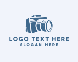 Lens - Multimedia Camera Photography logo design