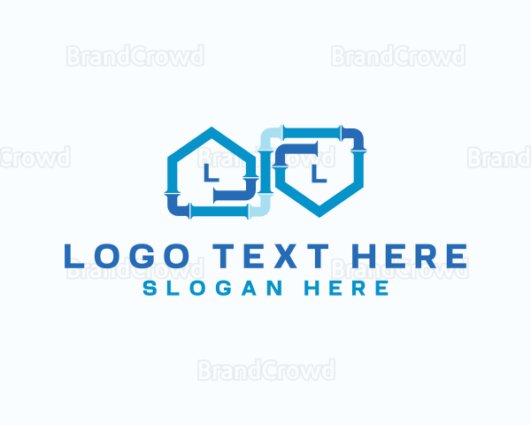 Plumbing Repair Pipe Logo