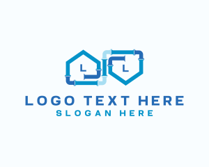 Repairman - Plumbing Repair Pipe logo design