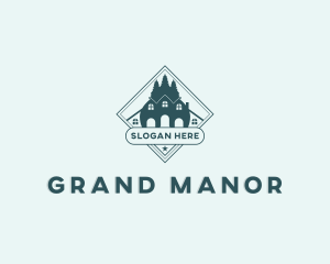 Mansion - Home Mansion Property logo design