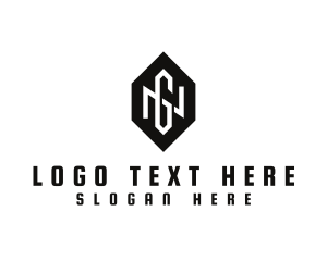 Monogram - Hexagon Monogram NG logo design