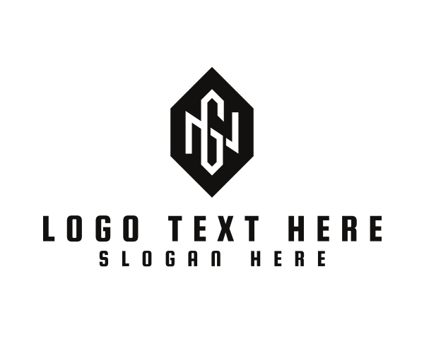 Grooming - Hexagon Monogram NG logo design