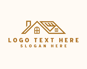 Engineer - Geometric Roof Home Improvement logo design