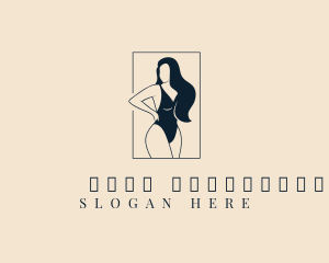 Flawless Swimsuit Woman Logo