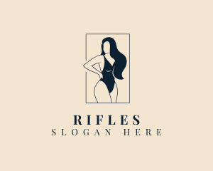 Flawless Swimsuit Woman Logo