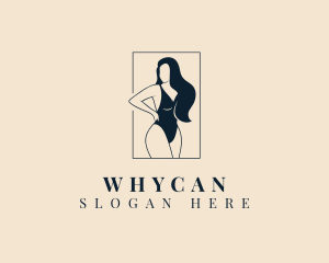 Flawless Swimsuit Woman Logo