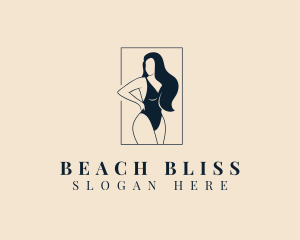 Swimsuit - Flawless Swimsuit Woman logo design