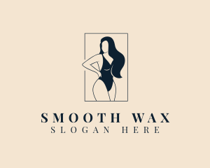 Flawless Swimsuit Woman logo design