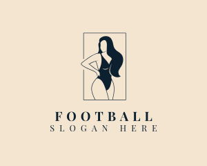 Seductive - Flawless Swimsuit Woman logo design