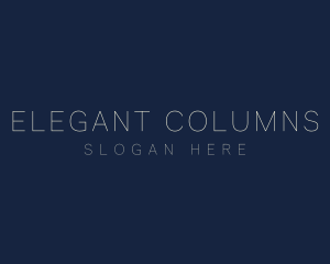 Minimalist Elegant Company logo design