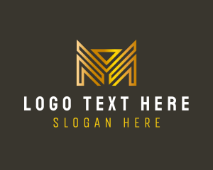 Corporation - Premium Luxury Letter M logo design