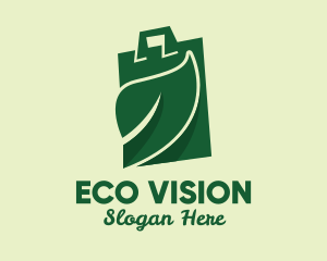 Green Eco Bag  logo design