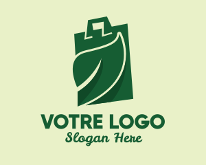 Save The Earth - Green Eco Bag logo design