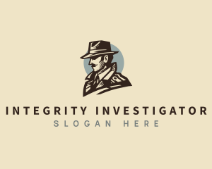 Inspector Detective Investigator logo design