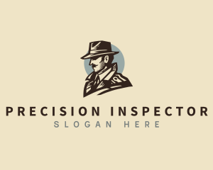 Inspector Detective Investigator logo design