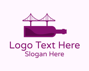 Wine Bottle Bridge Logo