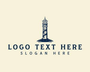 Coastal - Maritime Coastal Lighthouse logo design