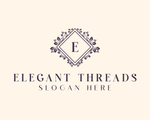 Luxury Floral Event logo design