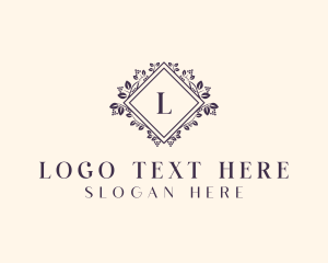 Fashion - Luxury Floral Event logo design