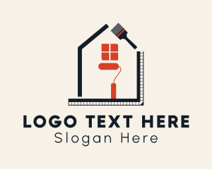 Paintbrush - Home Property Builder logo design