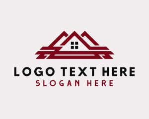 Roof Services - Home Property Roof logo design