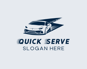 Fast - Fast Race Car logo design