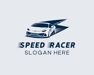 Race - Fast Race Car logo design