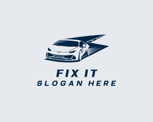 Fast Race Car logo design