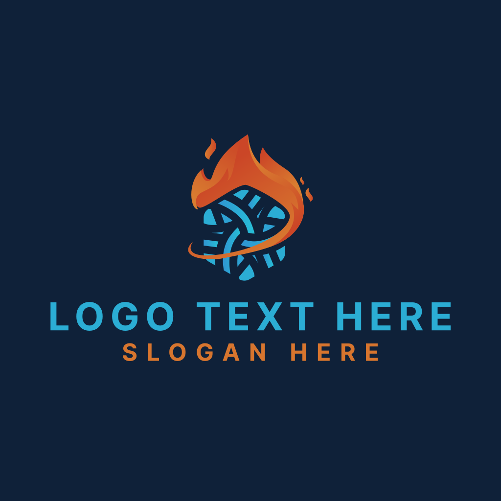 Snow Fire Airconditioning Logo | BrandCrowd Logo Maker