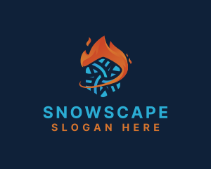 Snow - Snow Fire Airconditioning logo design