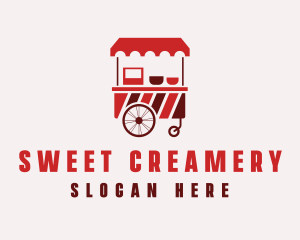 Candy Food Cart logo design