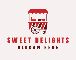 Candy Food Cart logo design