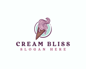 Cream - Gelato Ice Cream logo design