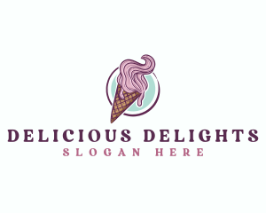 Gelato Ice Cream logo design