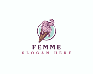 Gelato Ice Cream logo design