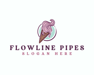 Gelato Ice Cream logo design