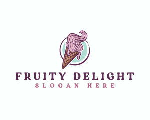 Gelato Ice Cream logo design