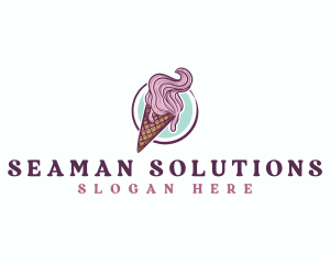 Gelato Ice Cream logo design