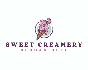 Creamery - Gelato Ice Cream logo design