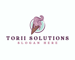 Gelato Ice Cream logo design